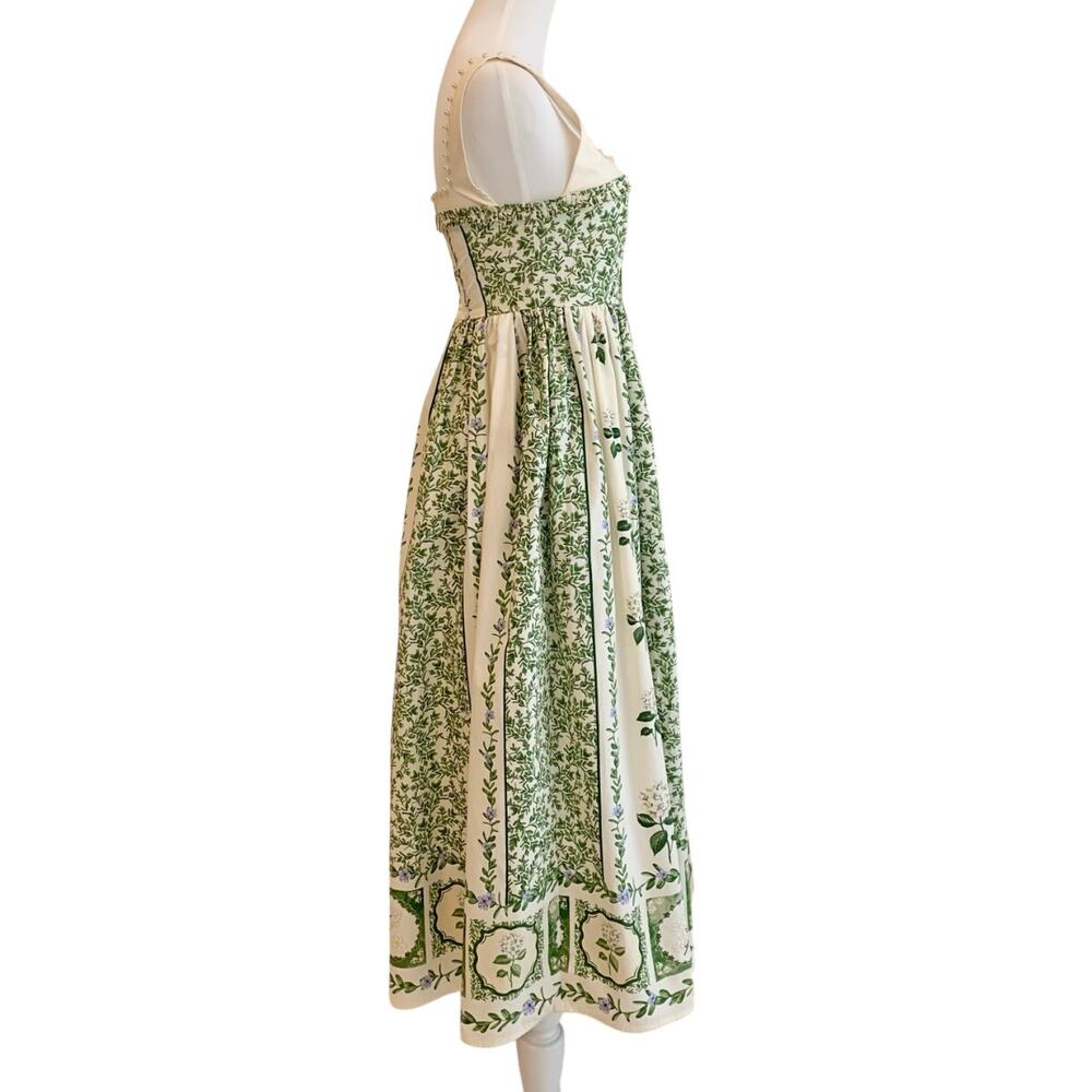 Agua by Agua Bendita Barbara floral cotton midi dress - Picture 8 of 10